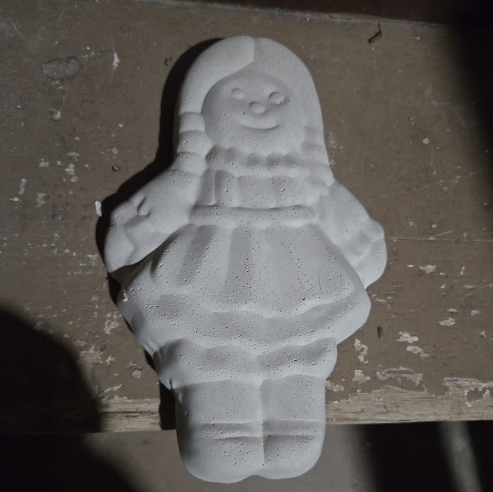 Cement Doll Stepping Stone